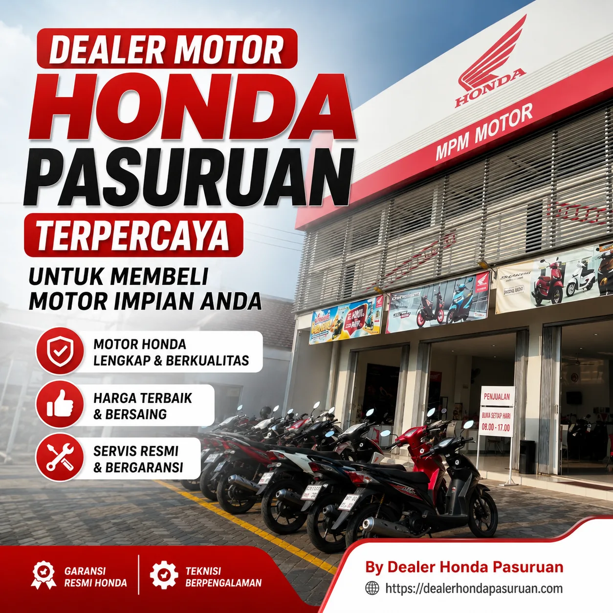 Dealer Motor Honda Pasuruan Terpercaya
