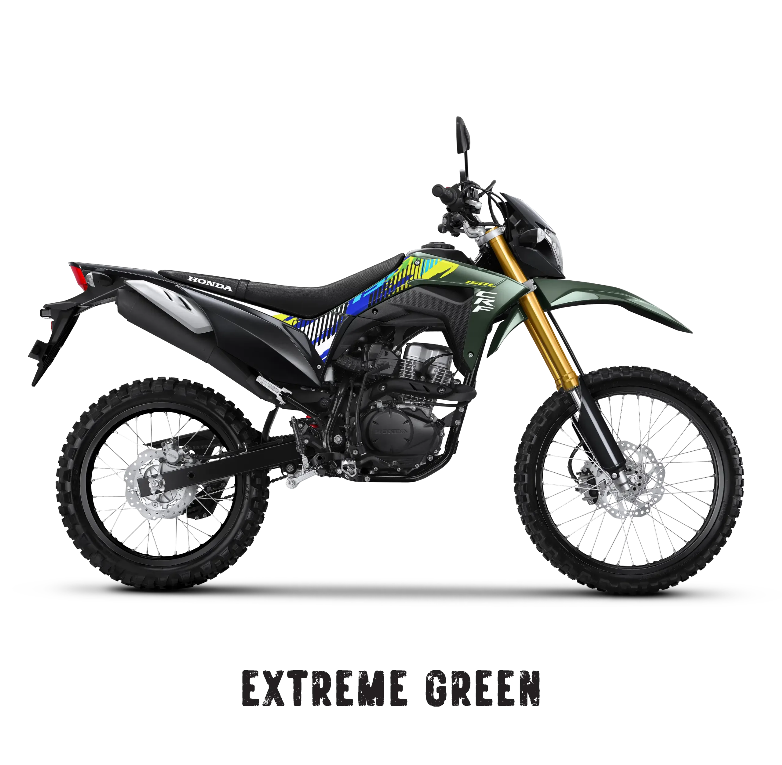 Honda CRF150L pASURUAN Extreme green
