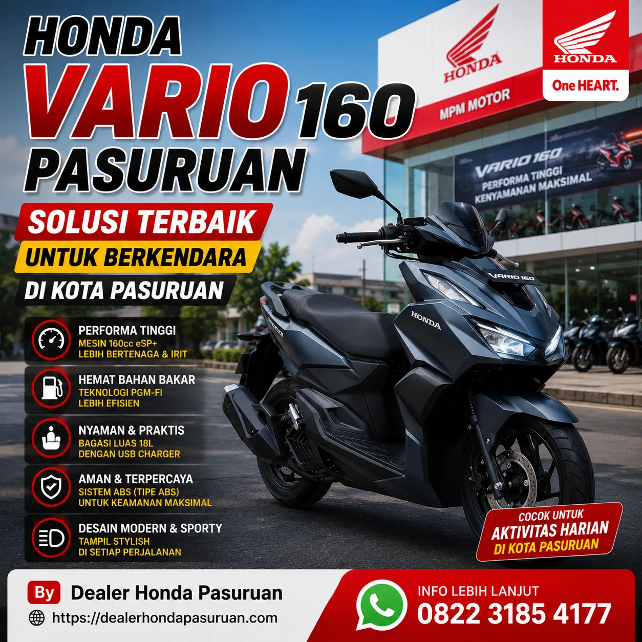 Honda Vario 160 Pasuruan
