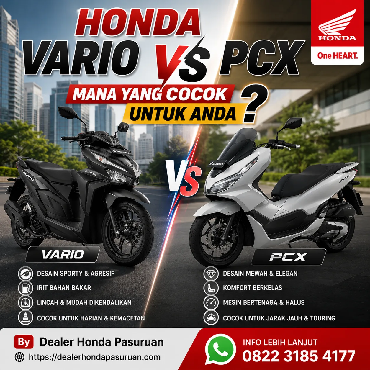 Honda Vario Vs Pcx