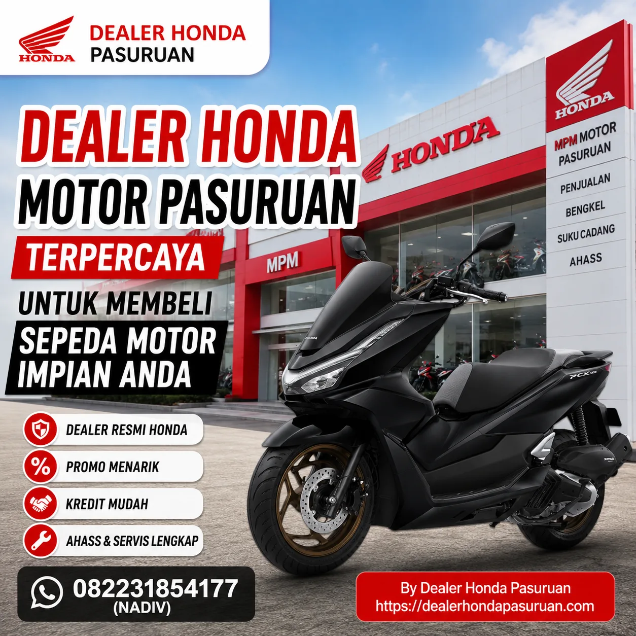 dealer honda motor pasuruan
